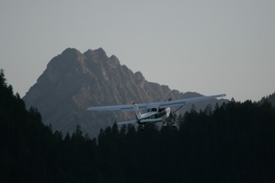 Cessna in decollo